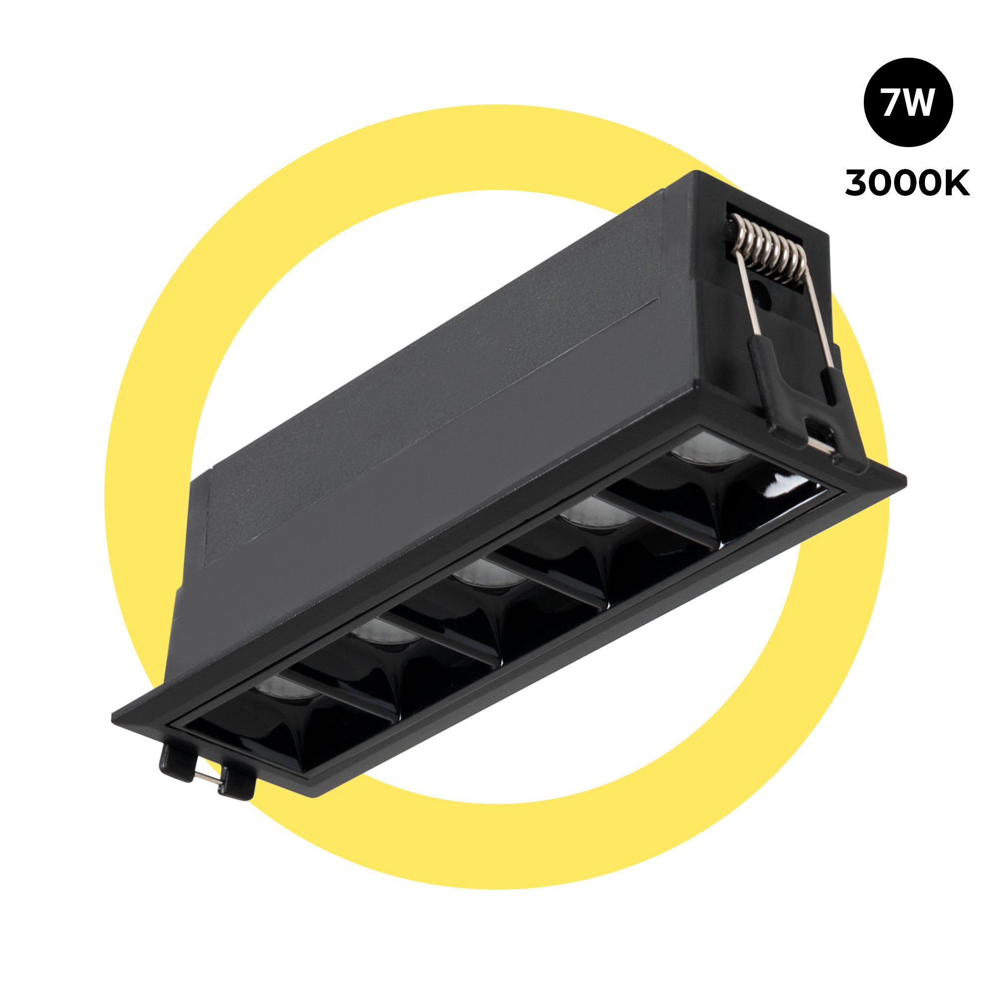 Foco lineal LED empotrable 7W - UGR18 - CRI90 - Driver LIFUD (31)