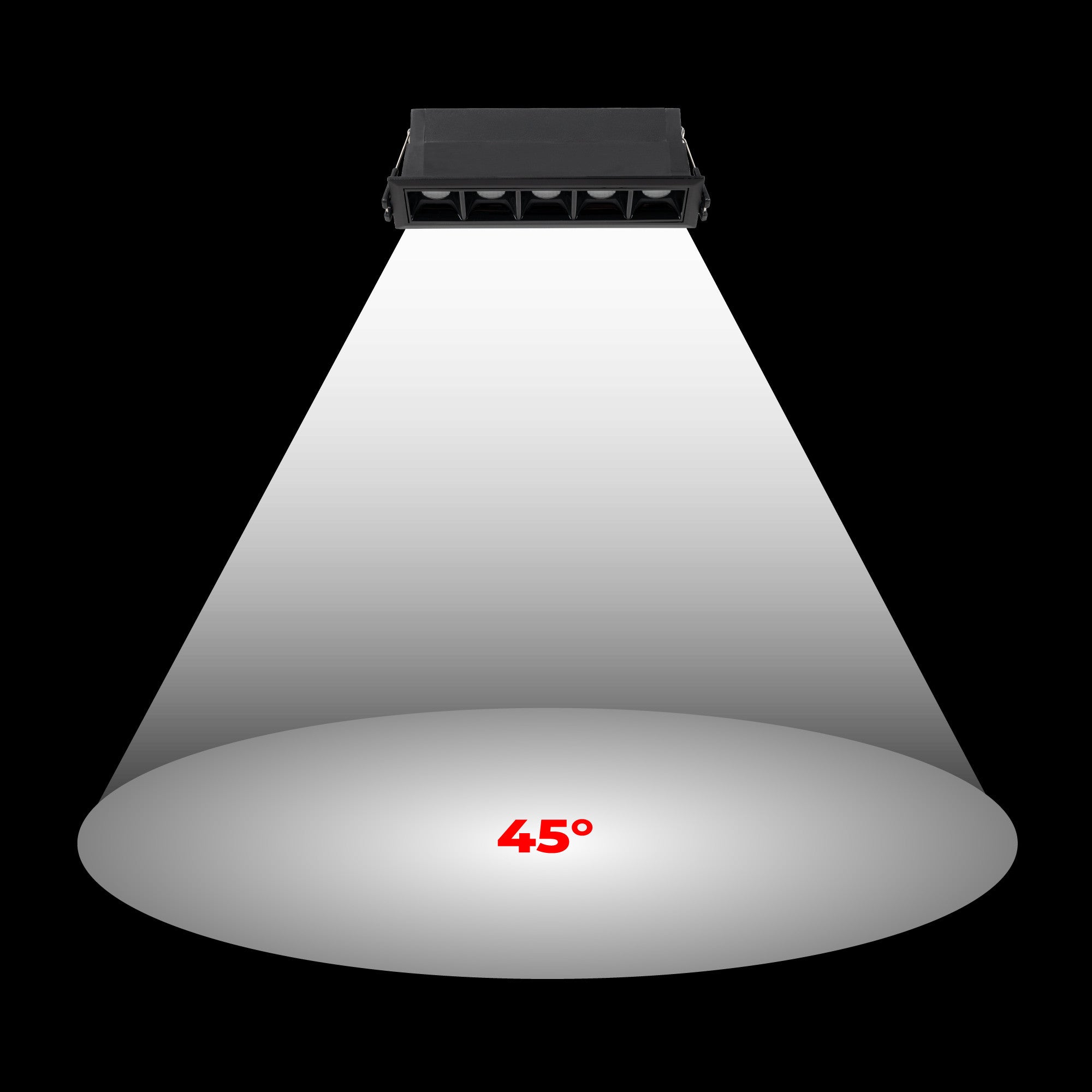 Foco lineal LED empotrable 7W - UGR18 - CRI90 - Driver LIFUD (32)