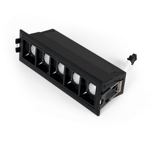 Foco lineal LED empotrable 7W - CCT - UGR18 - CRI90 - IP20 (25)