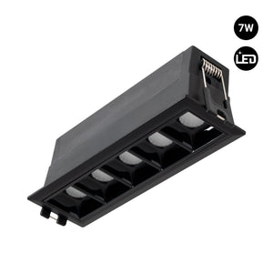 Foco lineal LED empotrable 7W - UGR18 - CRI90 - Driver LIFUD (35)