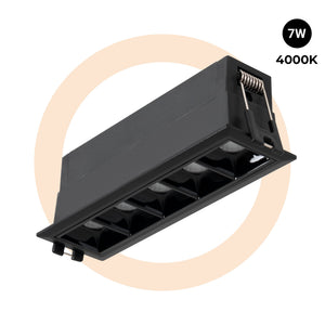 Foco lineal LED empotrable 7W - UGR18 - CRI90 - Driver LIFUD (5)