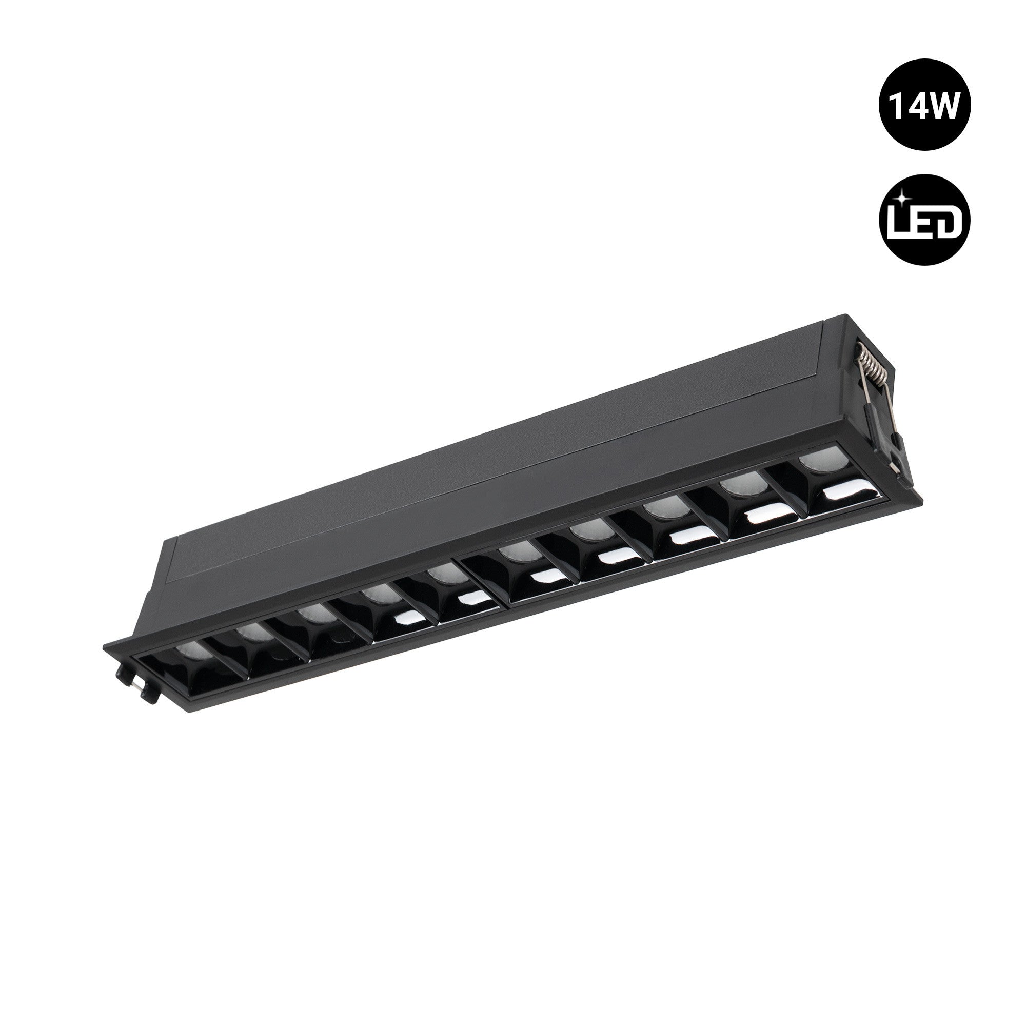 Foco lineal LED empotrable 14W - UGR18 - CRI90 - Driver LIFUD (45)