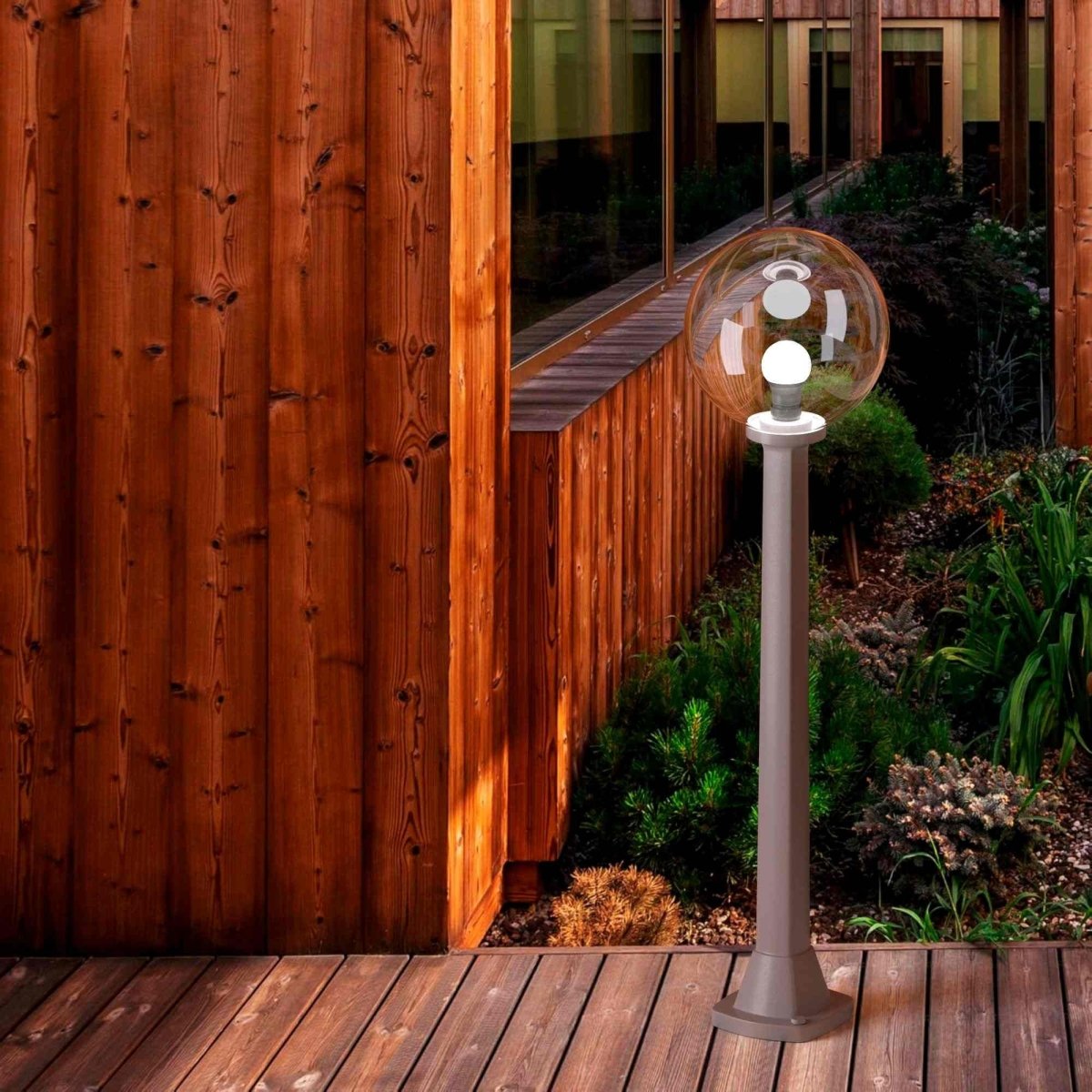 Bolardo de exterior FUMAGALLI "GIAFFA G250" - CCT - E27 - 8,5W - Barcelona Led-