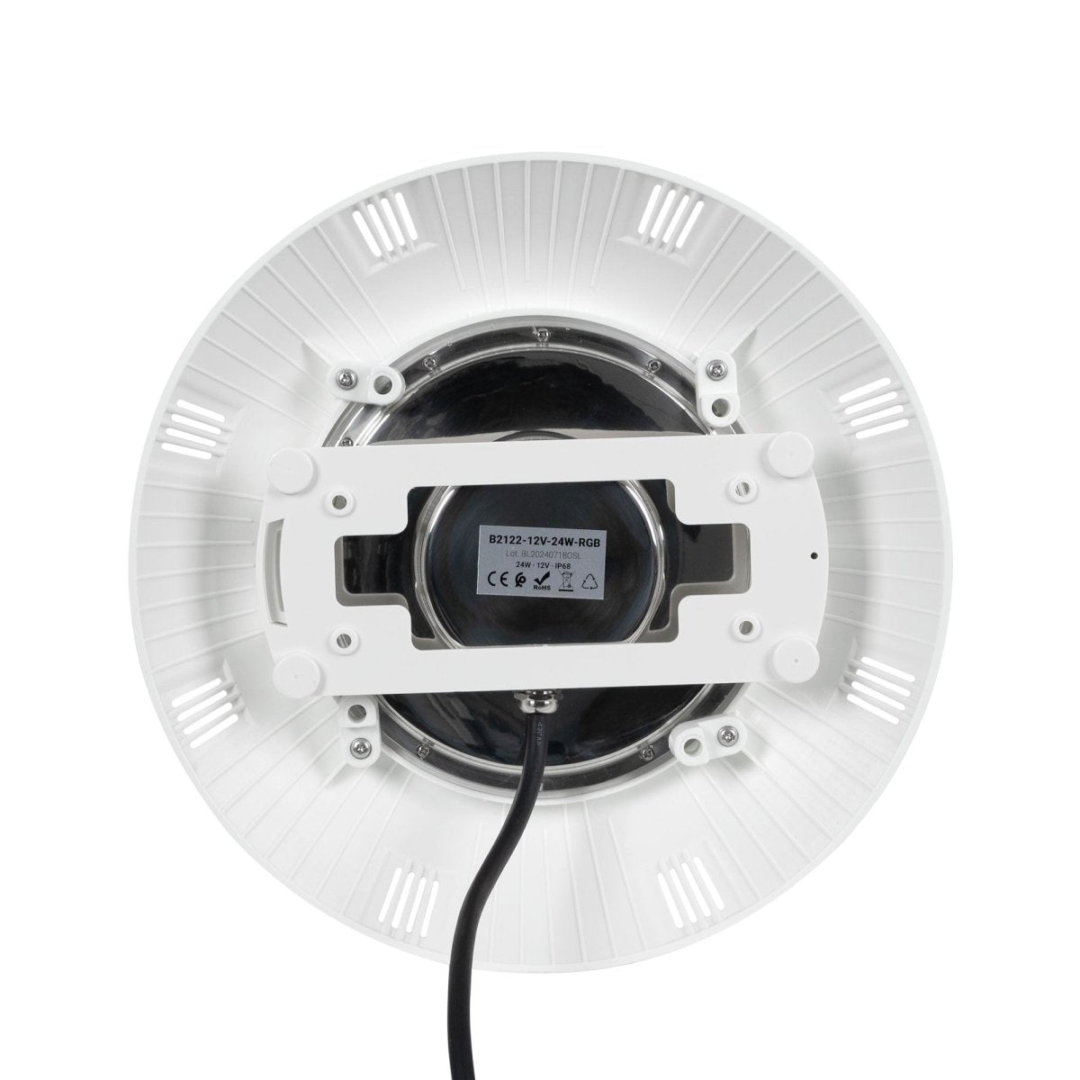 Foco LED sumergible para piscina - 12V AC - 24W - IP68 - Ø295mm - Barcelona Led-