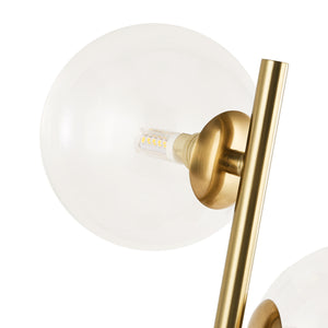 Lámpara de mesa con esferas de cristal "COMI" - 3 x G9 (12)