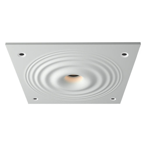 Luminaria integrable de escayola con efecto onda trimless / integración  - 30x30cm - GU10