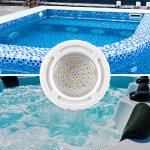 Foco LED sumergible para piscina - 12V AC - 3W - IP68 - Ø94mm (13)