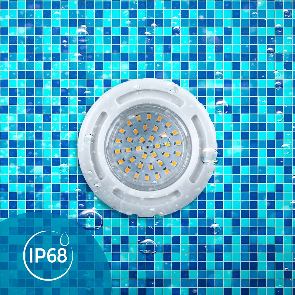 Foco LED sumergible para piscina - 12V AC - 3W - IP68 - Ø94mm (14)