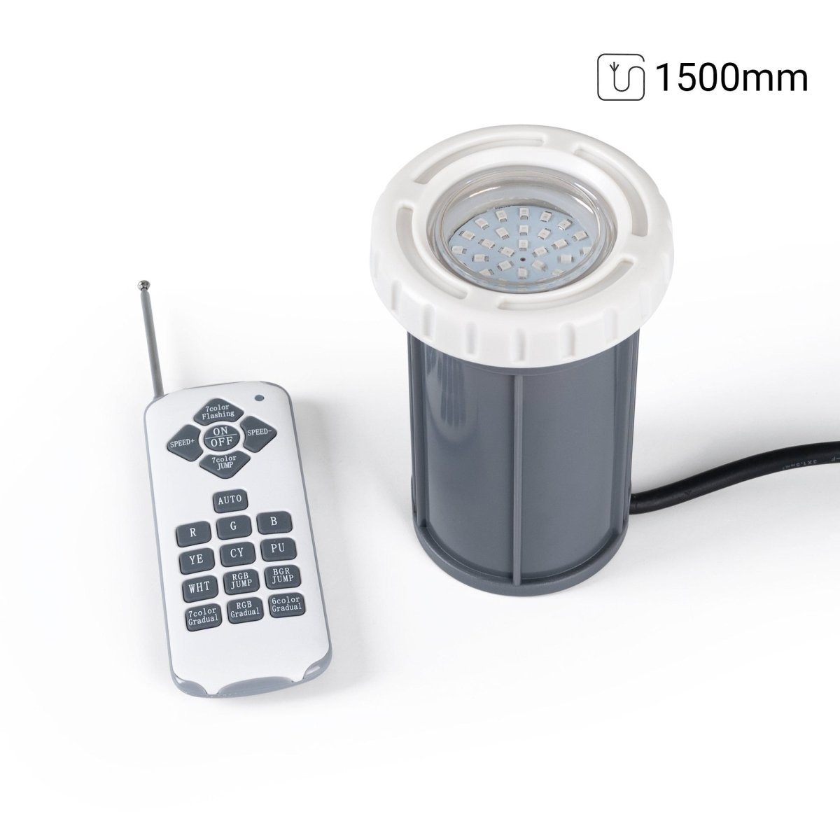 Foco LED sumergible para piscina - 12V AC - 3W - IP68 - Ø94mm - Barcelona Led-