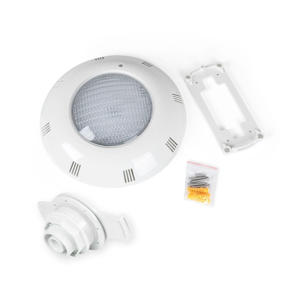 Foco LED sumergible para piscina de fibra - 12V AC - 24W - IP68 - Ø295mm - Barcelona Led-