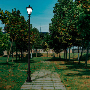 Poste de luz exterior "TOBIA" Fumagalli CCT - 30W - 8 opciones - E27 (30)