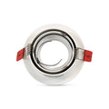 Odchylany okrągły pierścień downlight PREMIUM do żarówki LED GU10 2