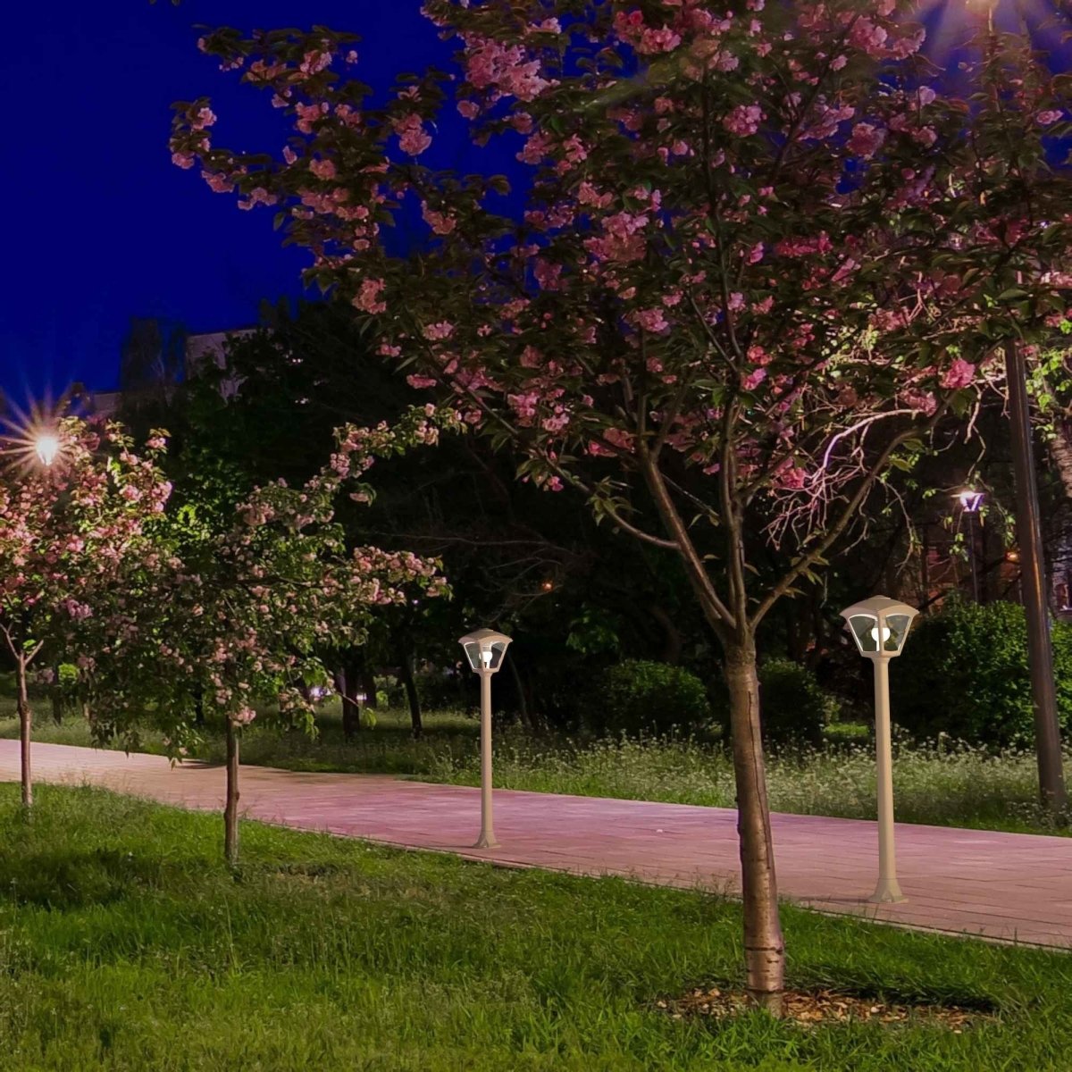 Farola LED exterior FUMAGALLI "Giaffa/Roby" - 94,5 cm - IP55 - Barcelona Led-