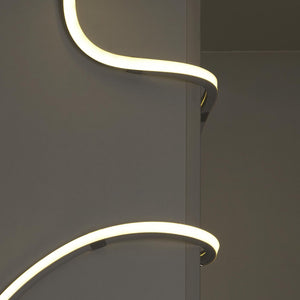 Neón LED flexible 3D  24V DC - 16x16mm - 5 metros - Kit completo - 12W/m - IP67 - Curvatura vertical y horizontal (30)