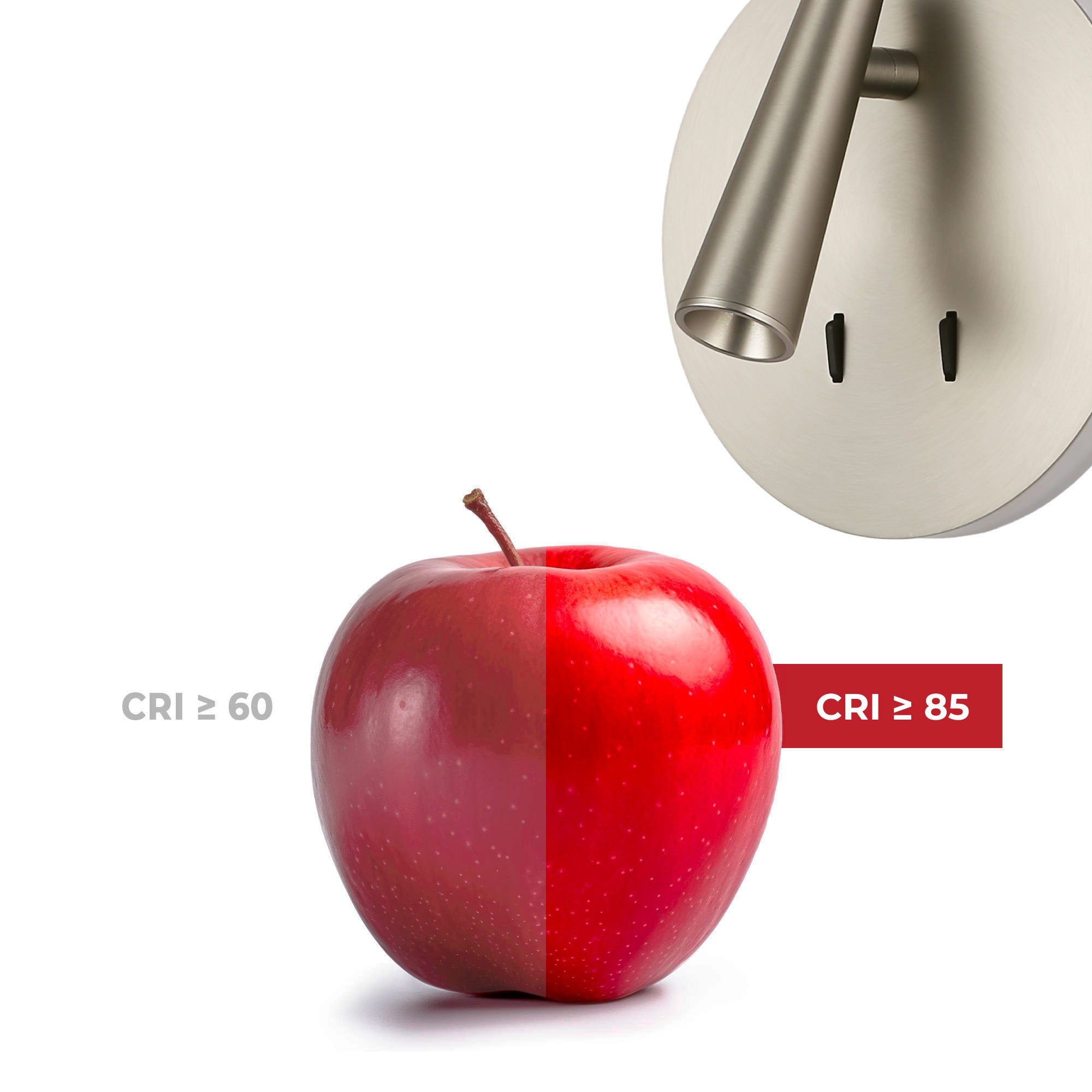 Aplique de pared "FELAM" - 3W + 6W - 2700K - CRI 85 (62)