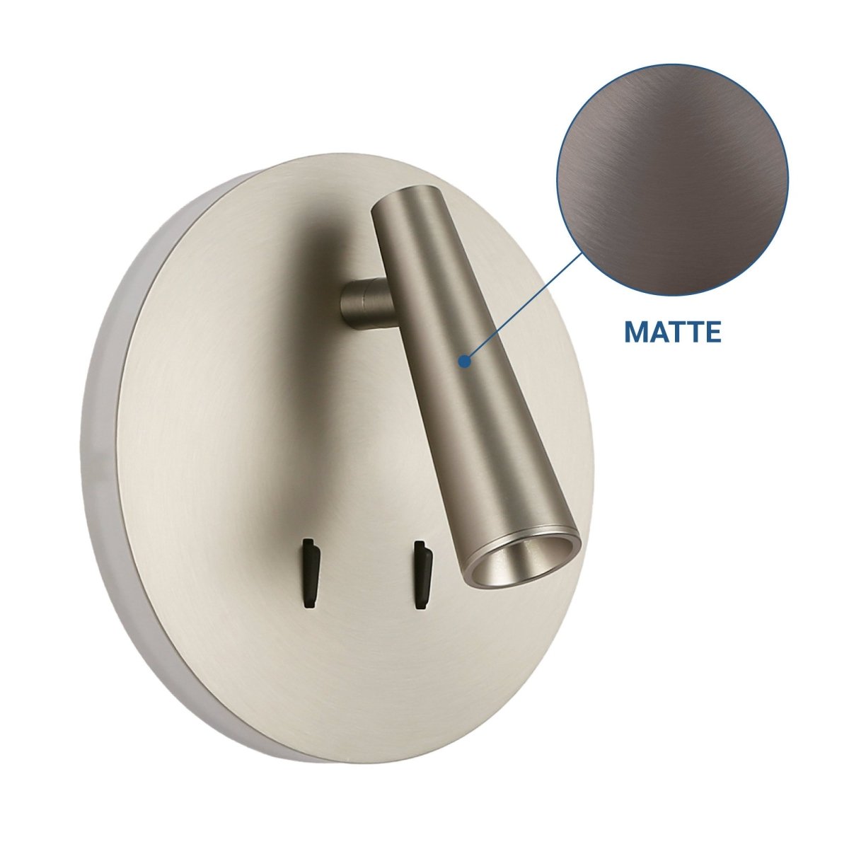 Aplique de pared "FELAM" - 3W + 6W - 2700K - CRI 85 - Barcelona Led-Decoración
