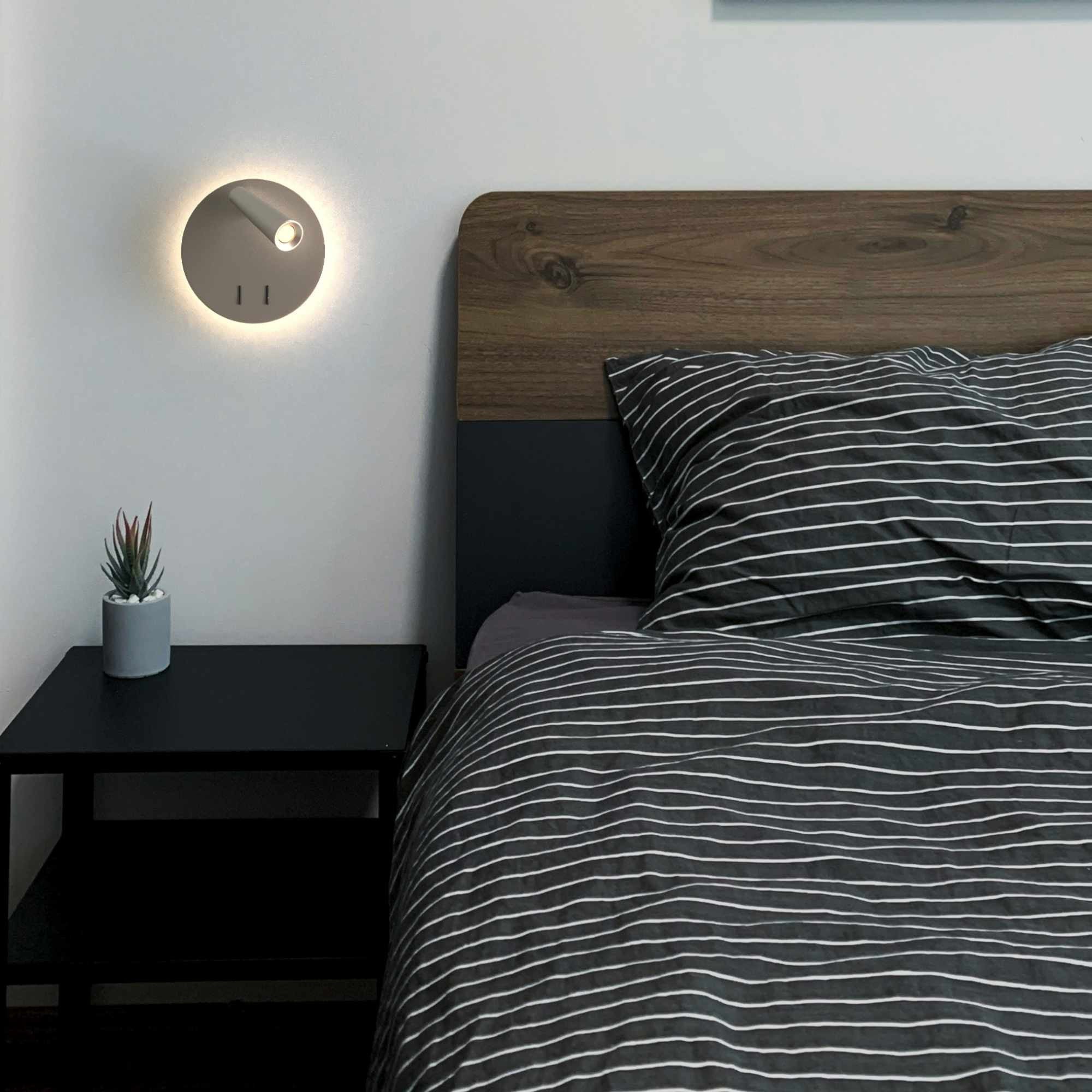 Aplique de pared "FELAM" - 3W + 6W - 2700K - CRI 85 (64)