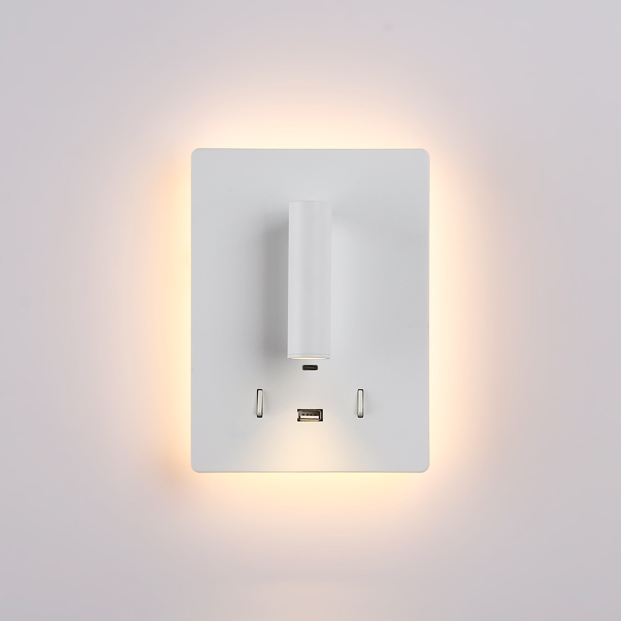 Aplique de pared "CLAUDI" - 3W + 12W - 2700K - USB+USB-C (16)
