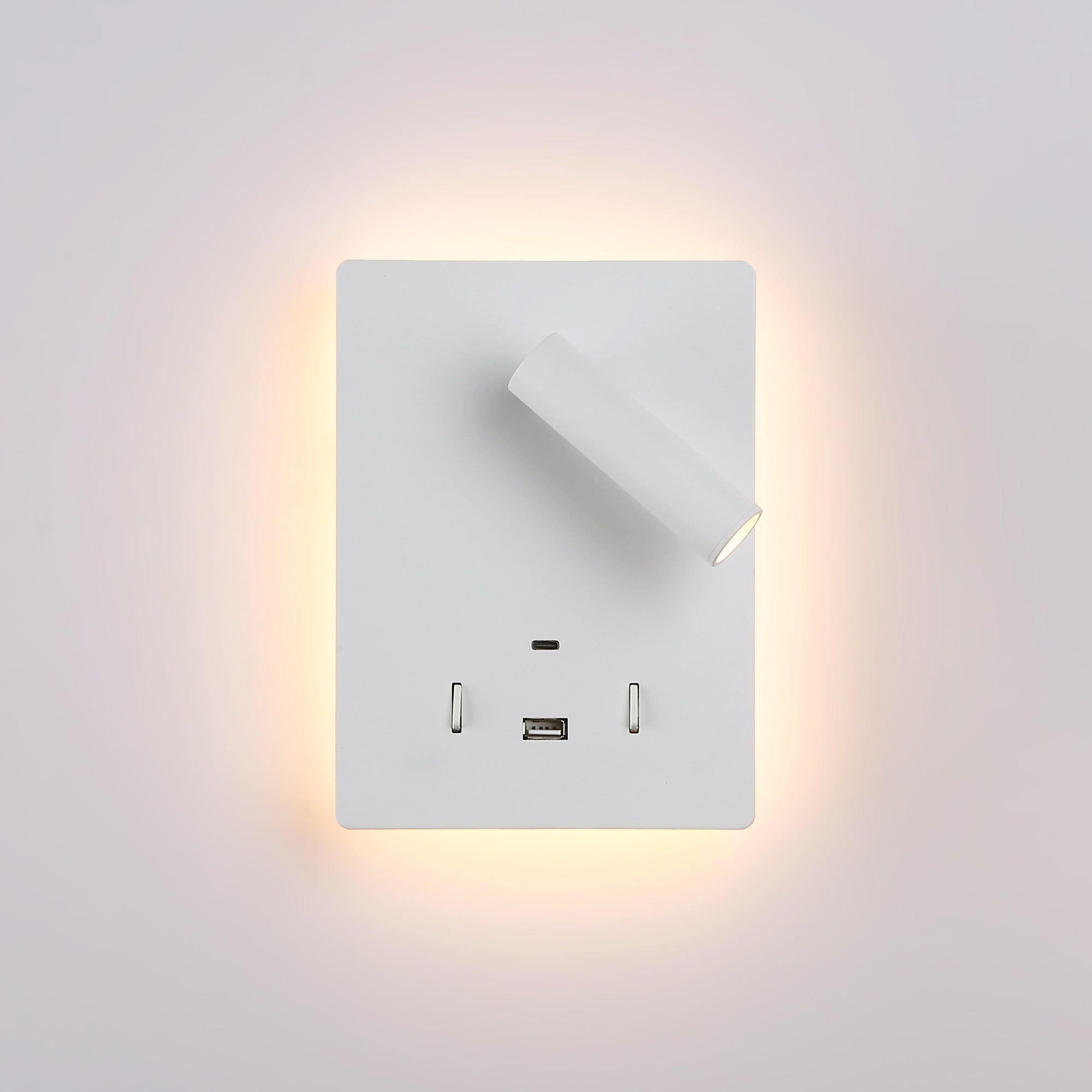 Aplique de pared "CLAUDI" - 3W + 12W - 2700K - USB+USB-C (23)
