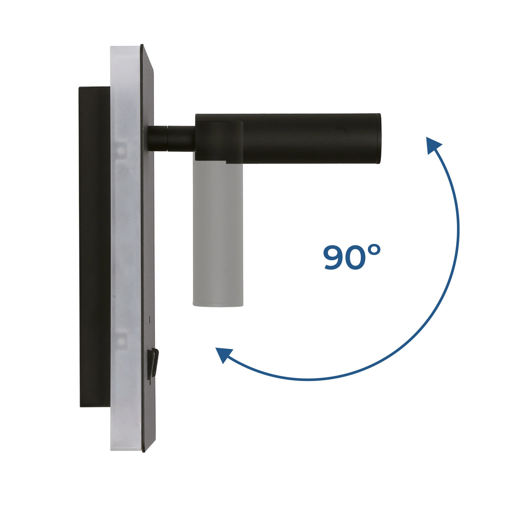 Aplique de pared "CLAUDI" - 3W + 12W - 2700K - USB+USB-C (28)