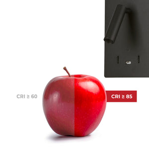 Aplique de pared "CLAUDI" - 3W + 12W - 2700K - USB+USB-C (30)