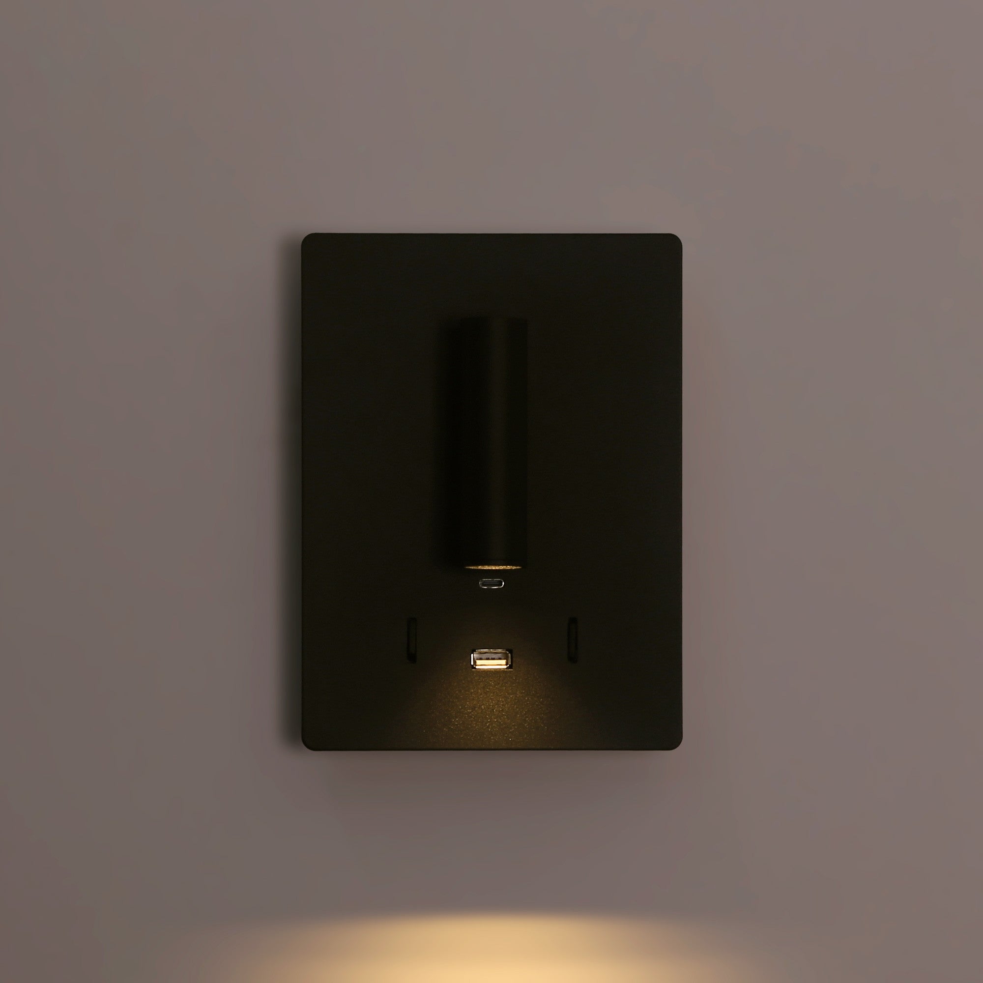 Aplique de pared "CLAUDI" - 3W + 12W - 2700K - USB+USB-C (36)