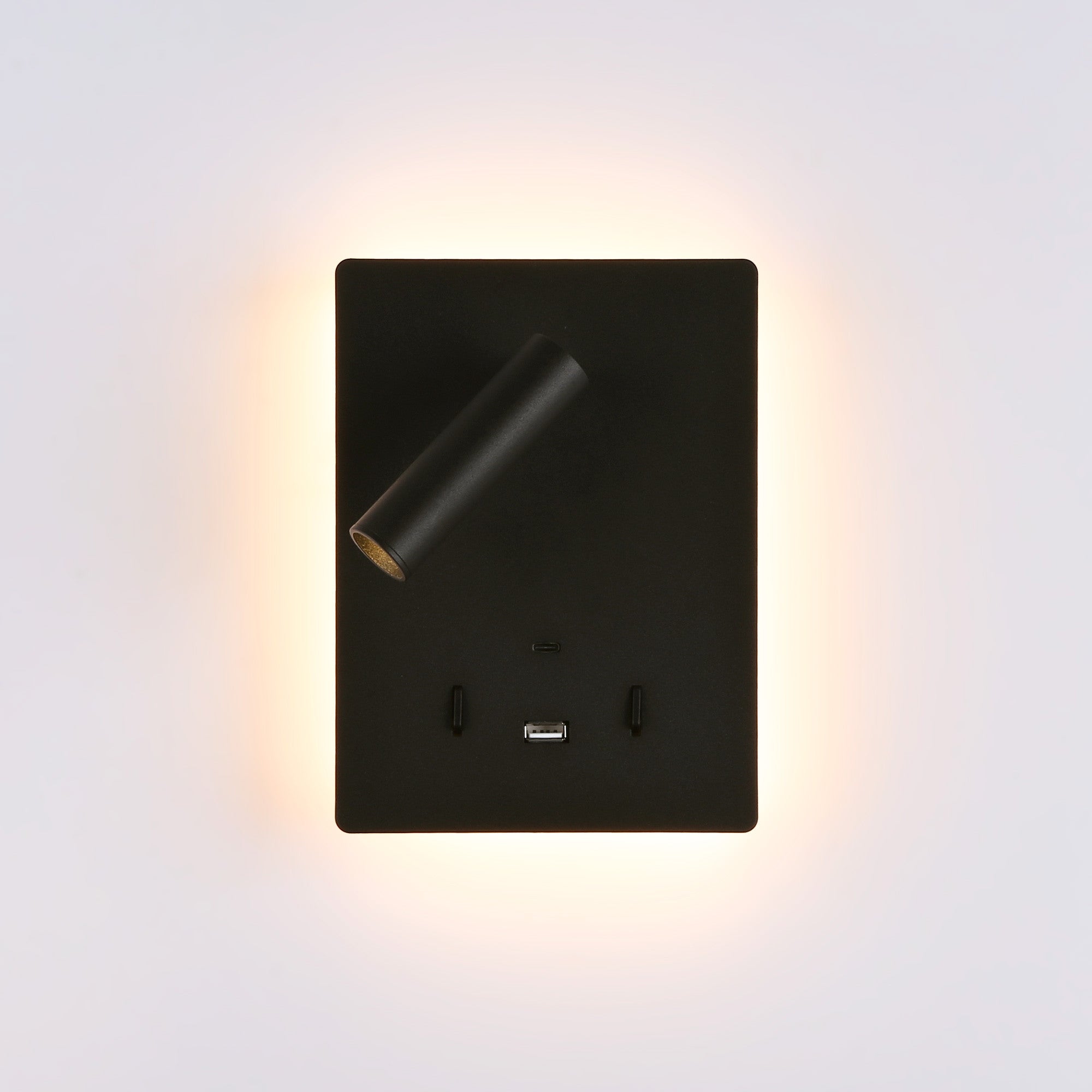 Aplique de pared "CLAUDI" - 3W + 12W - 2700K - USB+USB-C (41)