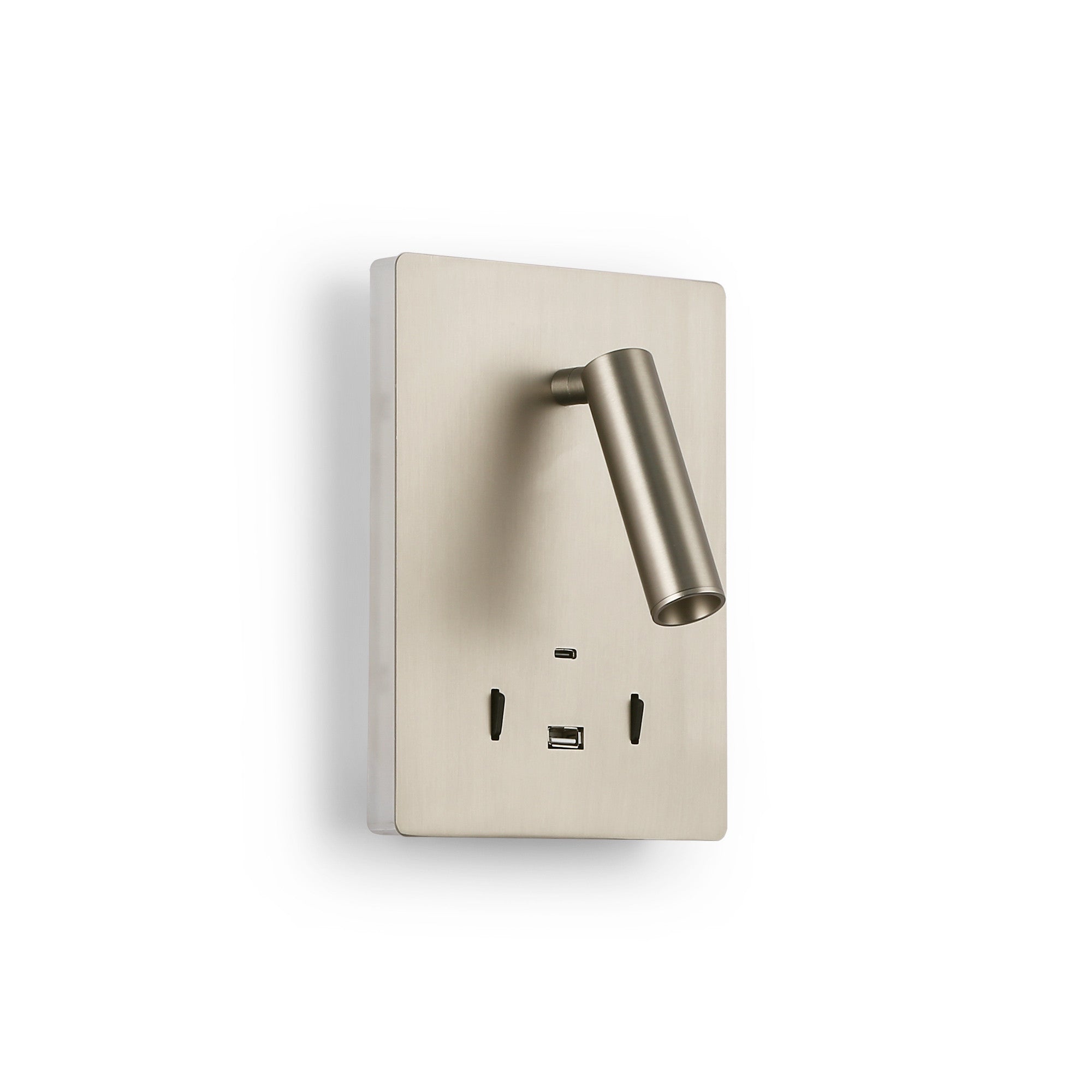 Aplique de pared "CLAUDI" - 3W + 12W - 2700K - USB+USB-C (66)