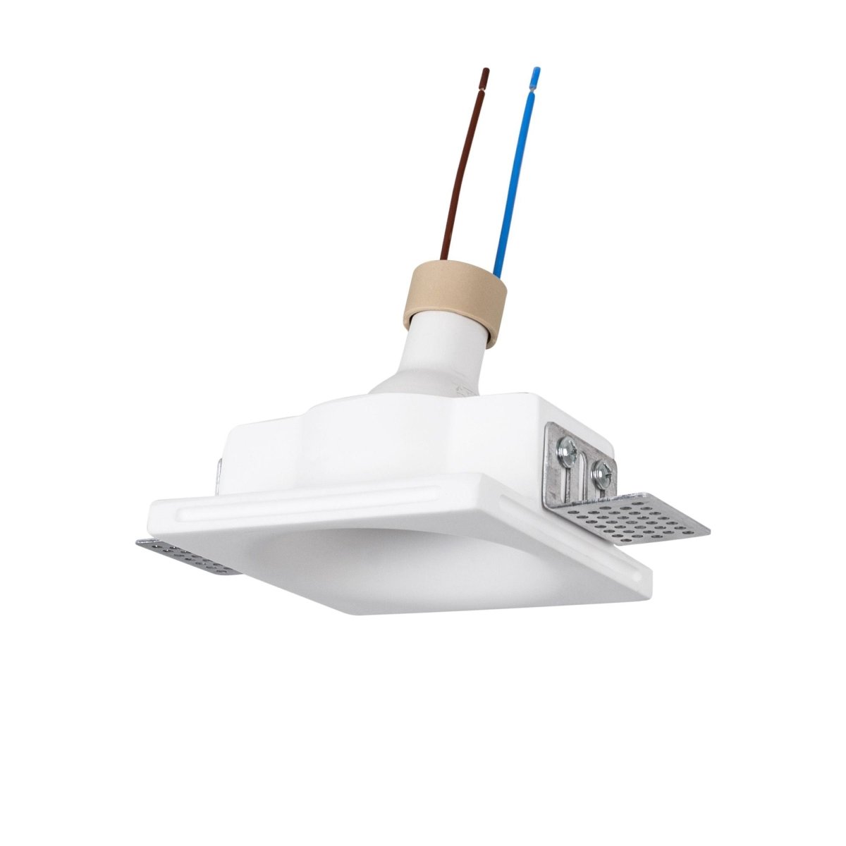 Downlight cuadrado de escayola "MUR" - Trimless - 1 x GU10 - Barcelona Led-