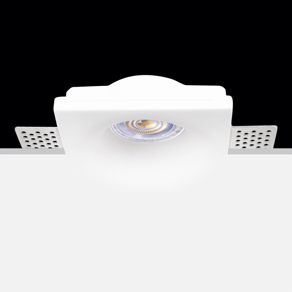 Downlight cuadrado de escayola "MUR" - Trimless - 1 x GU10 - Barcelona Led-