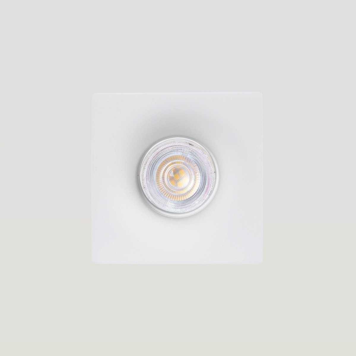 Downlight cuadrado de escayola "MUR" - Trimless - 1 x GU10 - Barcelona Led-