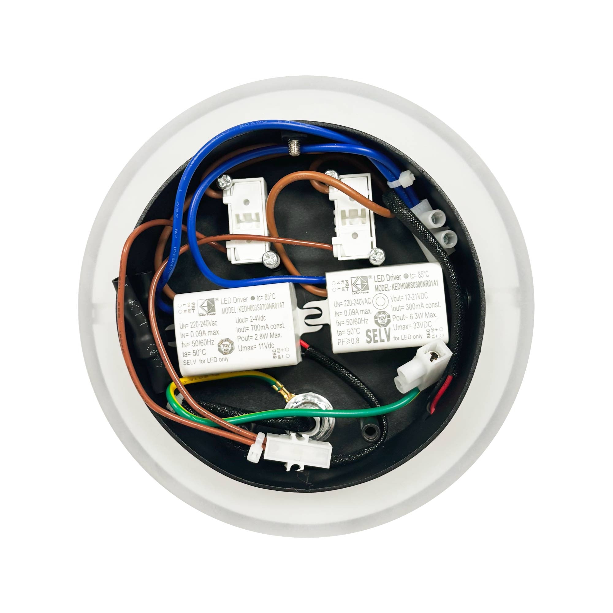 Aplique de pared "FELAM" - 3W + 6W - 2700K - CRI 85 (86)