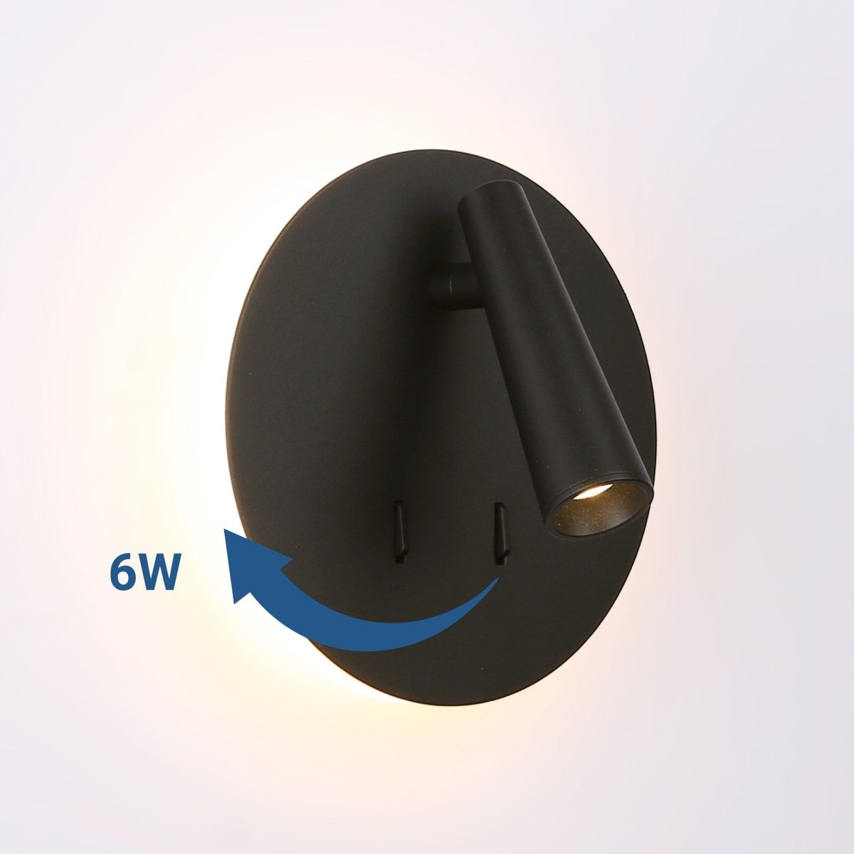 Aplique de pared "FELAM" - 3W + 6W - 2700K - CRI 85 - Barcelona Led-Decoración