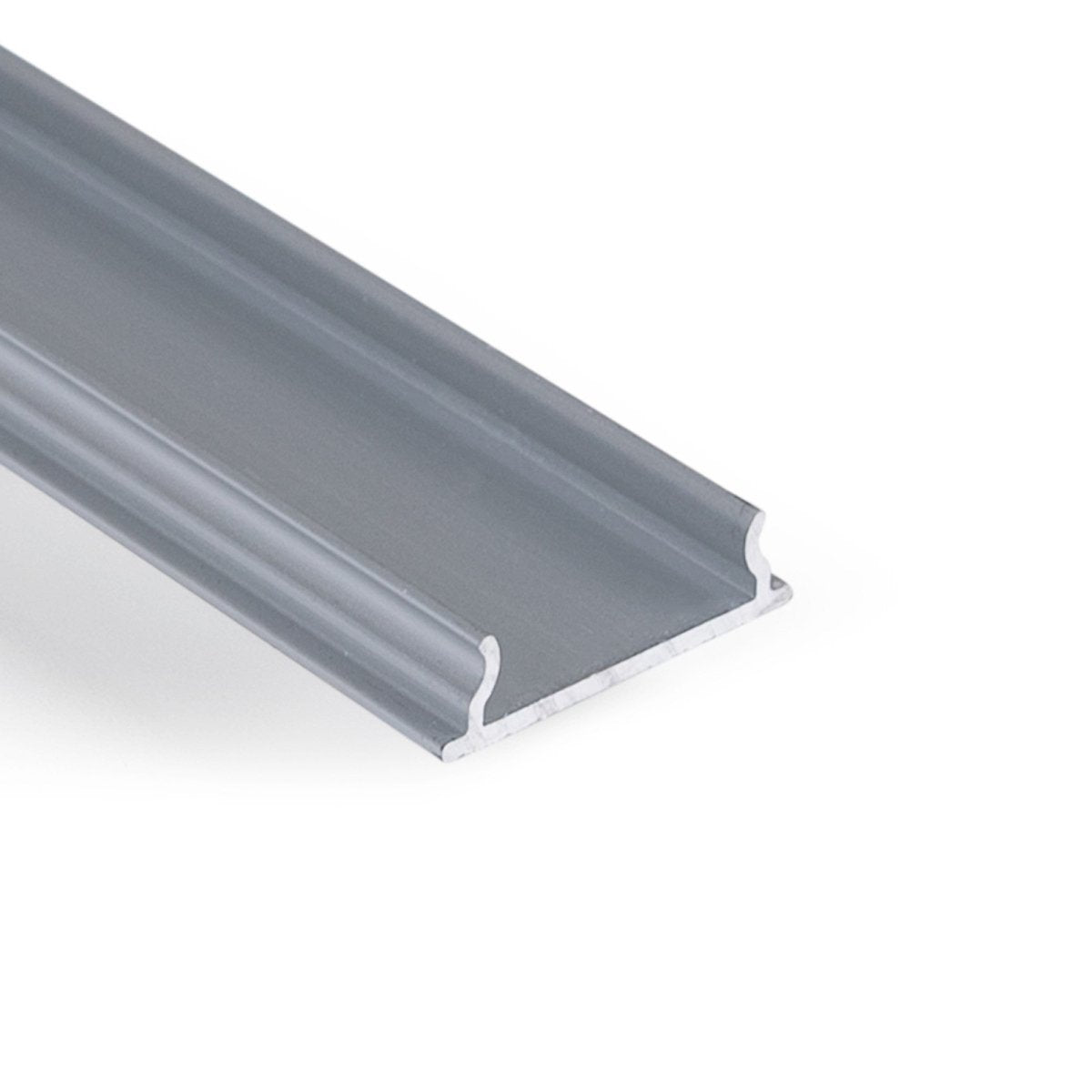 Perfil tira LED de superficie con difusor - Kit completo - 18x5mm - Tira LED ≤12mm - 2 metros - Barcelona Led-