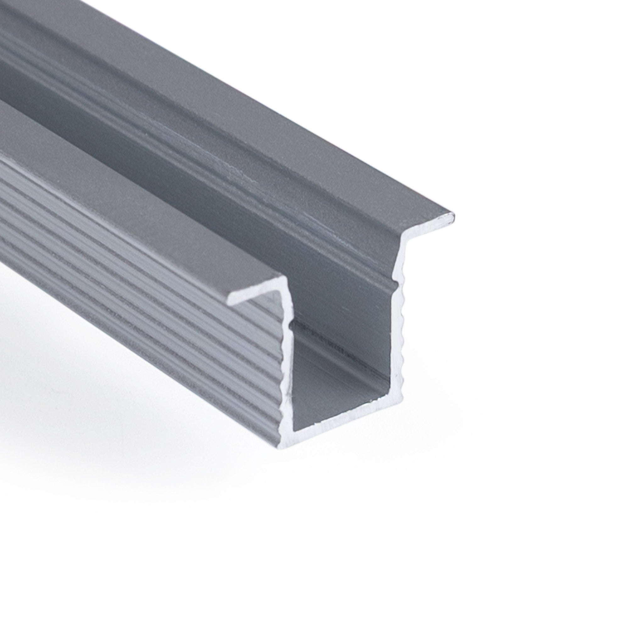 Perfil tira LED empotrable con difusor - Kit completo - 9x7mm - Tira LED ≤5mm - 2 metros (6)