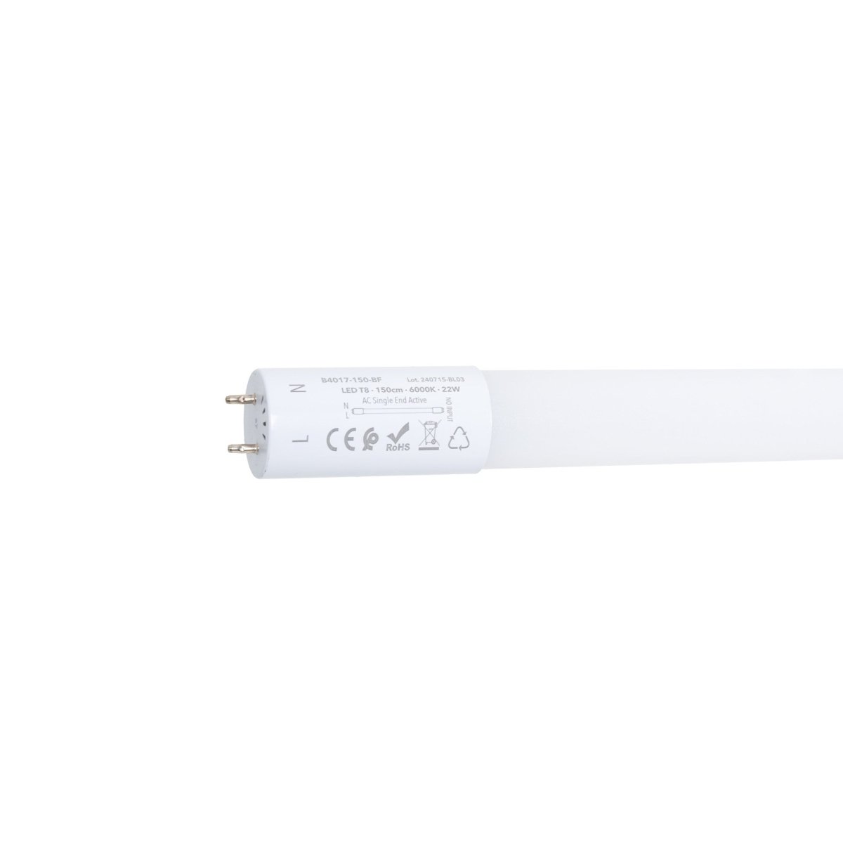 Tubo LED T8 con sensor de movimiento microondas 30-100% - 22W - 150 cm - 6000K - Barcelona Led-