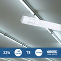 Tube LED T8 avec détecteur de mouvement micro-ondes 30-100% - 22W - 150 cm - 6000K 5
