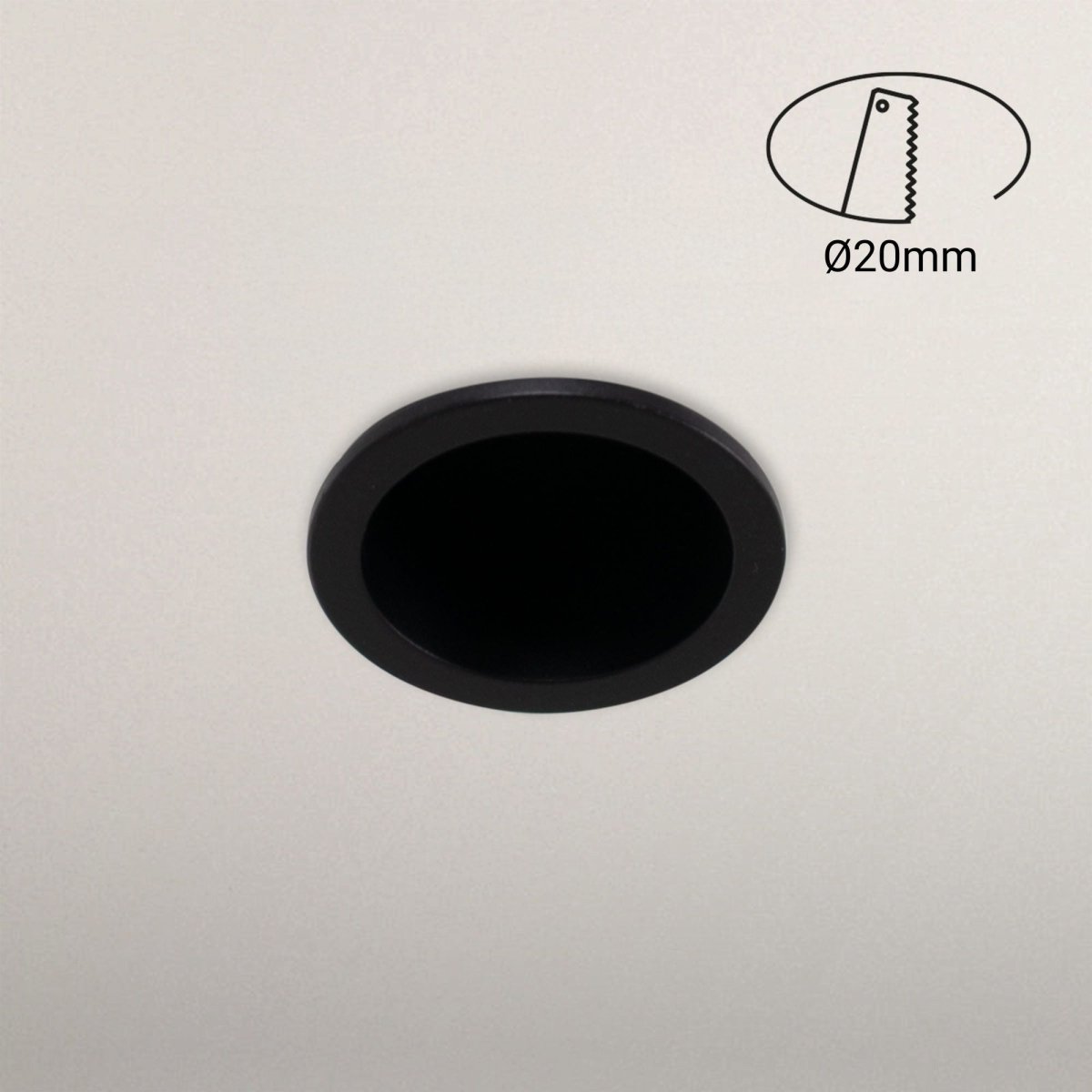 Downlight LED Mini 3W - Chip OSRAM - Bajo UGR - Ø 22mm - Barcelona Led-