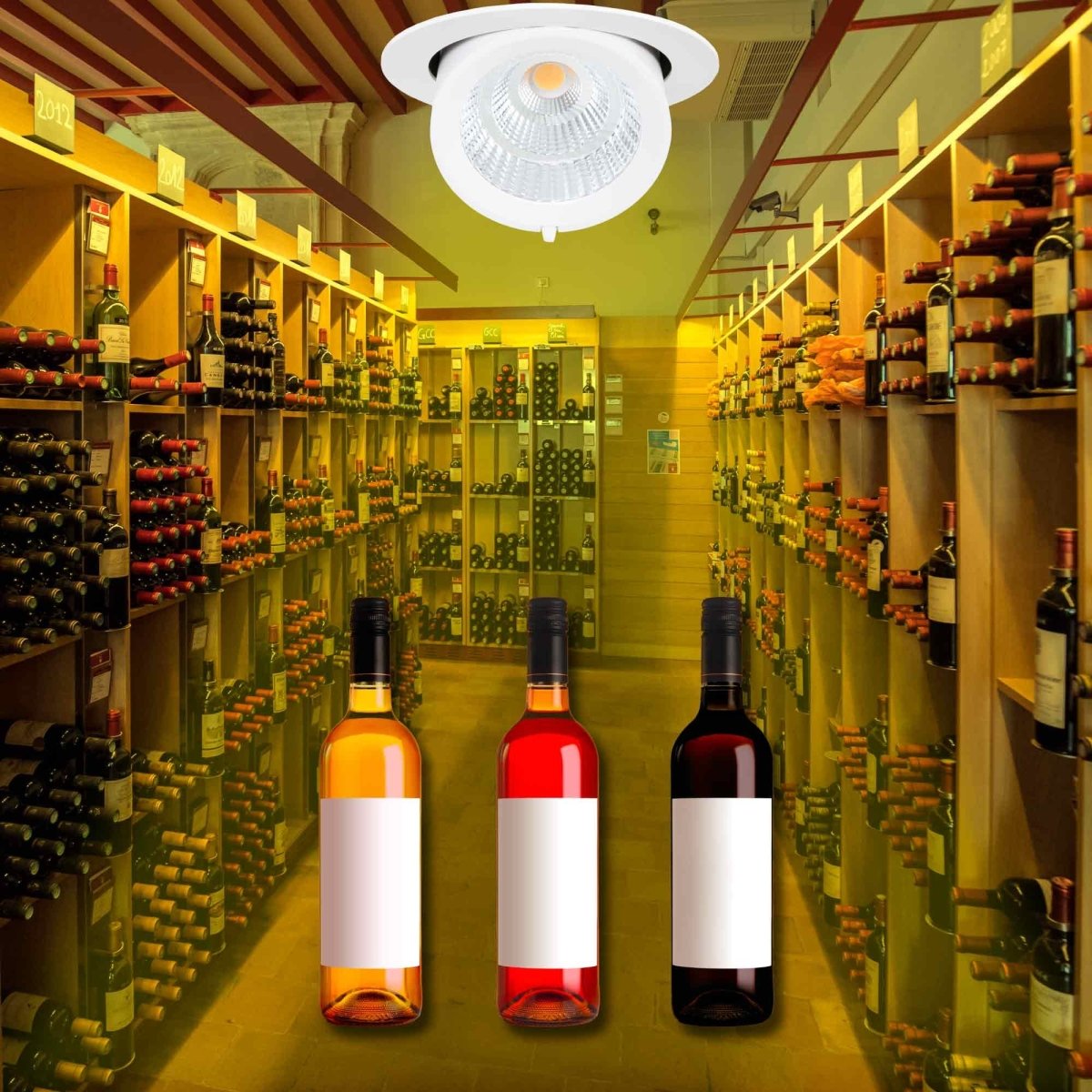 Downlight LED basculante empotrable - Chip especial para comercios - 40W - Barcelona Led-