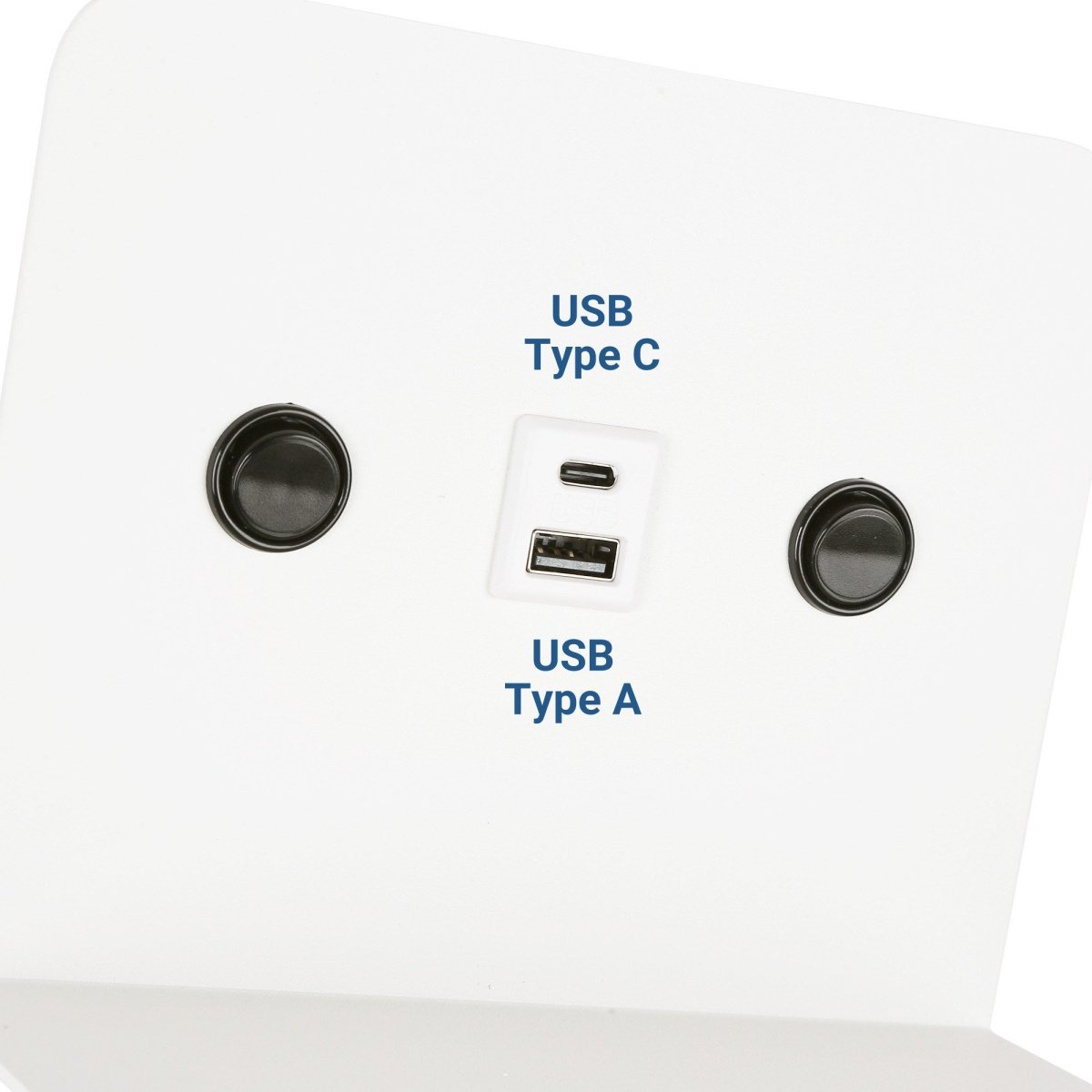 Aplique de pared para lectura "SLANGE 2" - 3W + 6W - Puerto USB + USB-C (5)