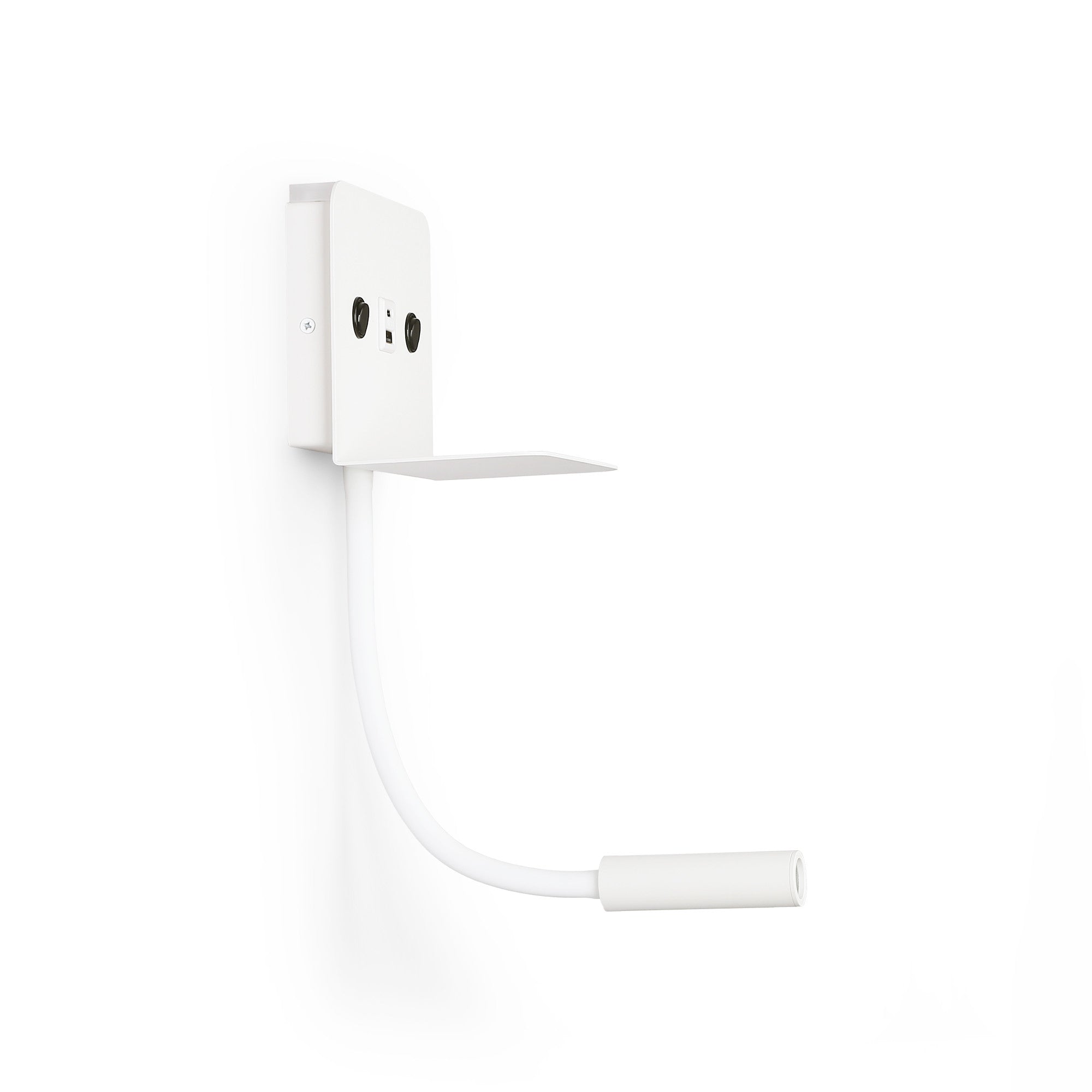 Aplique de pared para lectura "SLANGE 2" - 3W + 6W - Puerto USB + USB-C (16)