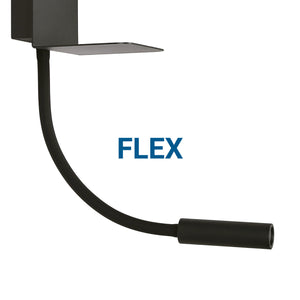 Aplique de pared para lectura "SLANGE 2" - 3W + 6W - Puerto USB + USB-C (22)