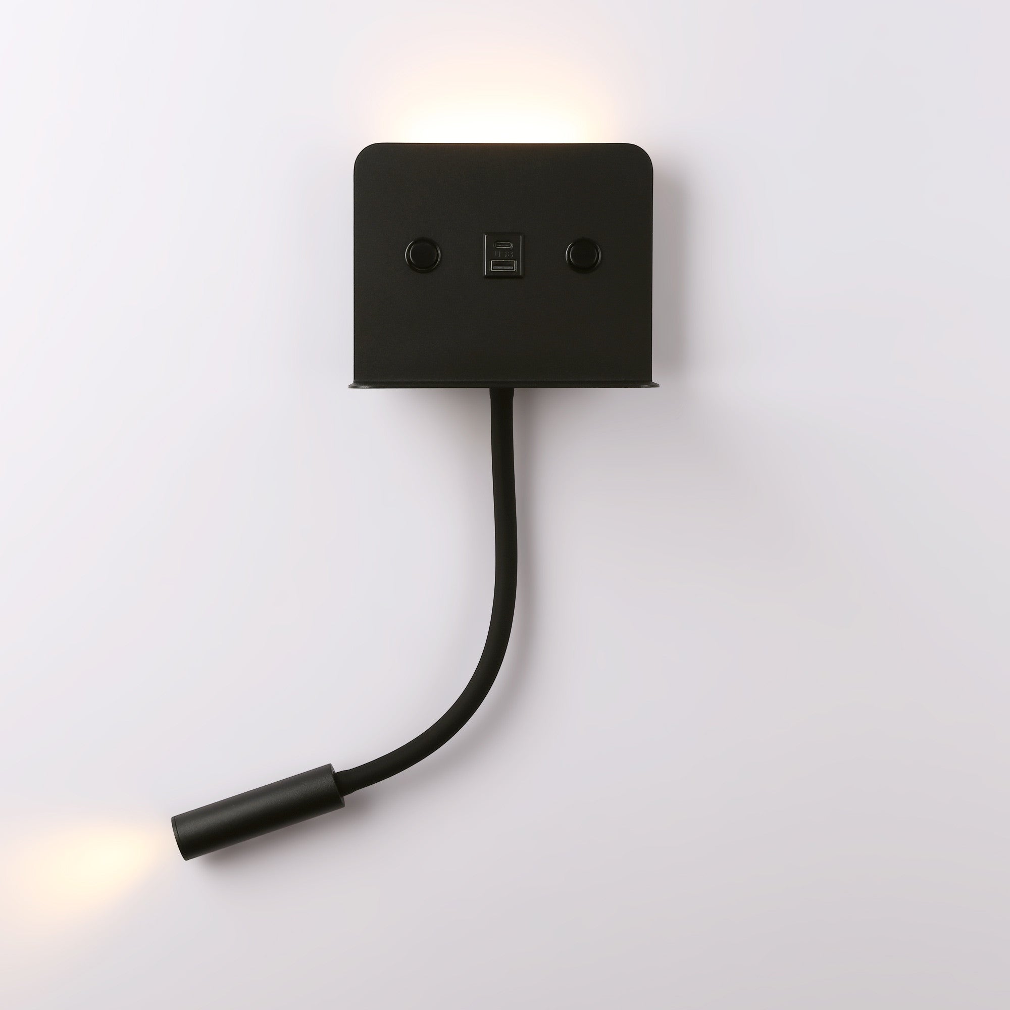 Aplique de pared para lectura "SLANGE 2" - 3W + 6W - Puerto USB + USB-C (36)