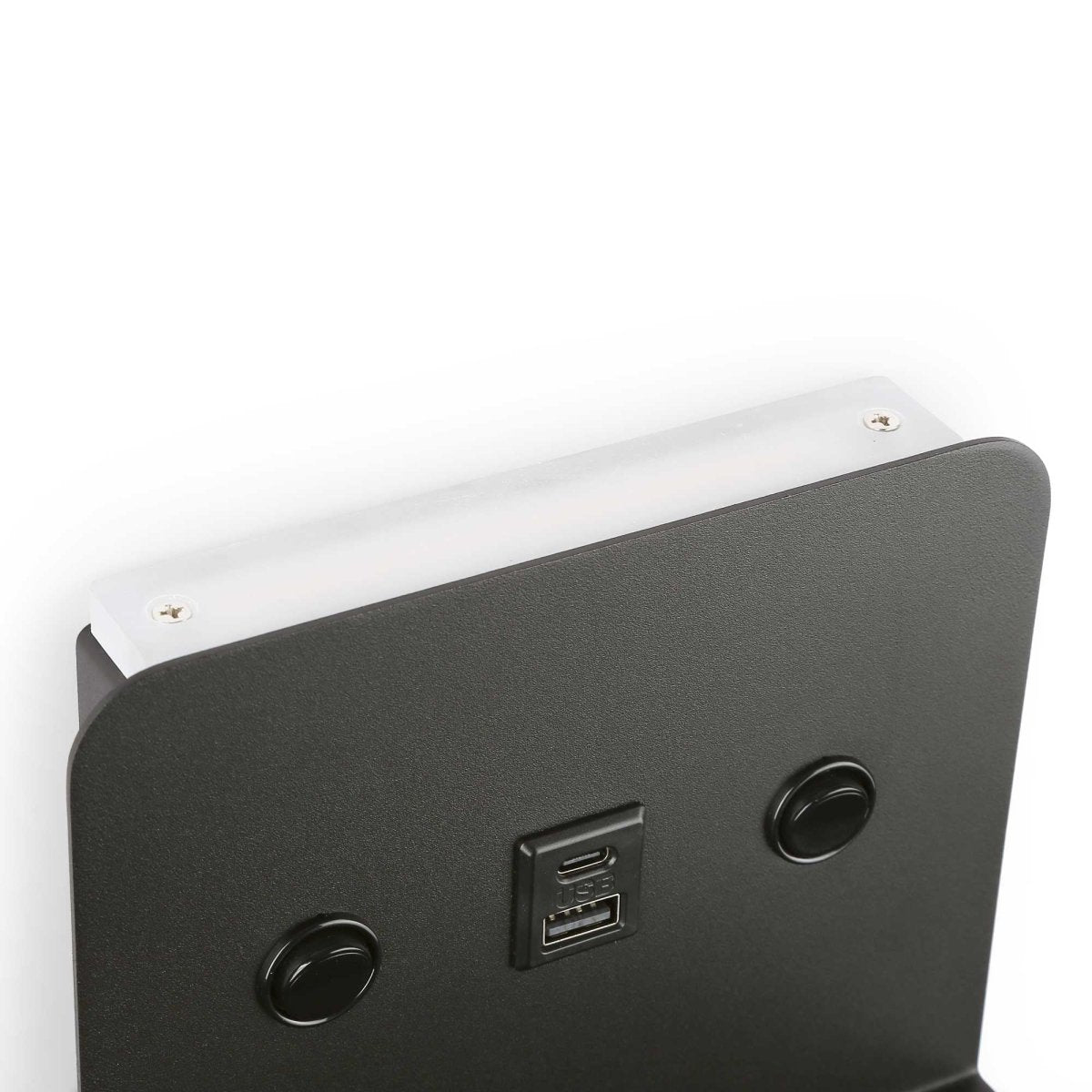 Aplique de pared para lectura "SLANGE 2" - 3W + 6W - Puerto USB + USB-C (28)