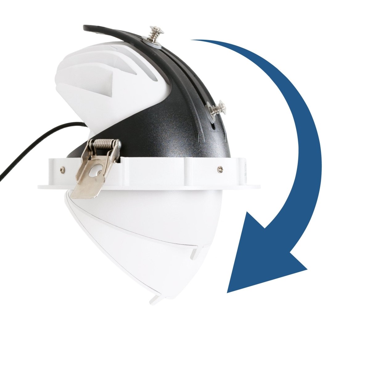 Downlight LED basculante empotrable - Chip especial para comercios - 40W - Barcelona Led-