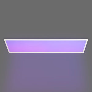 Plafón de techo LED Backlight - 120x30cm - 36W - CCT + RGB IC - Con mando a distancia (10)