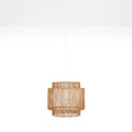 Lampada a sospensione in juta 