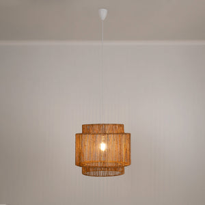 Lámpara colgante de yute "RAWA" - E27 (6)