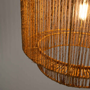 Lámpara colgante de yute "RAWA" - E27 (22)