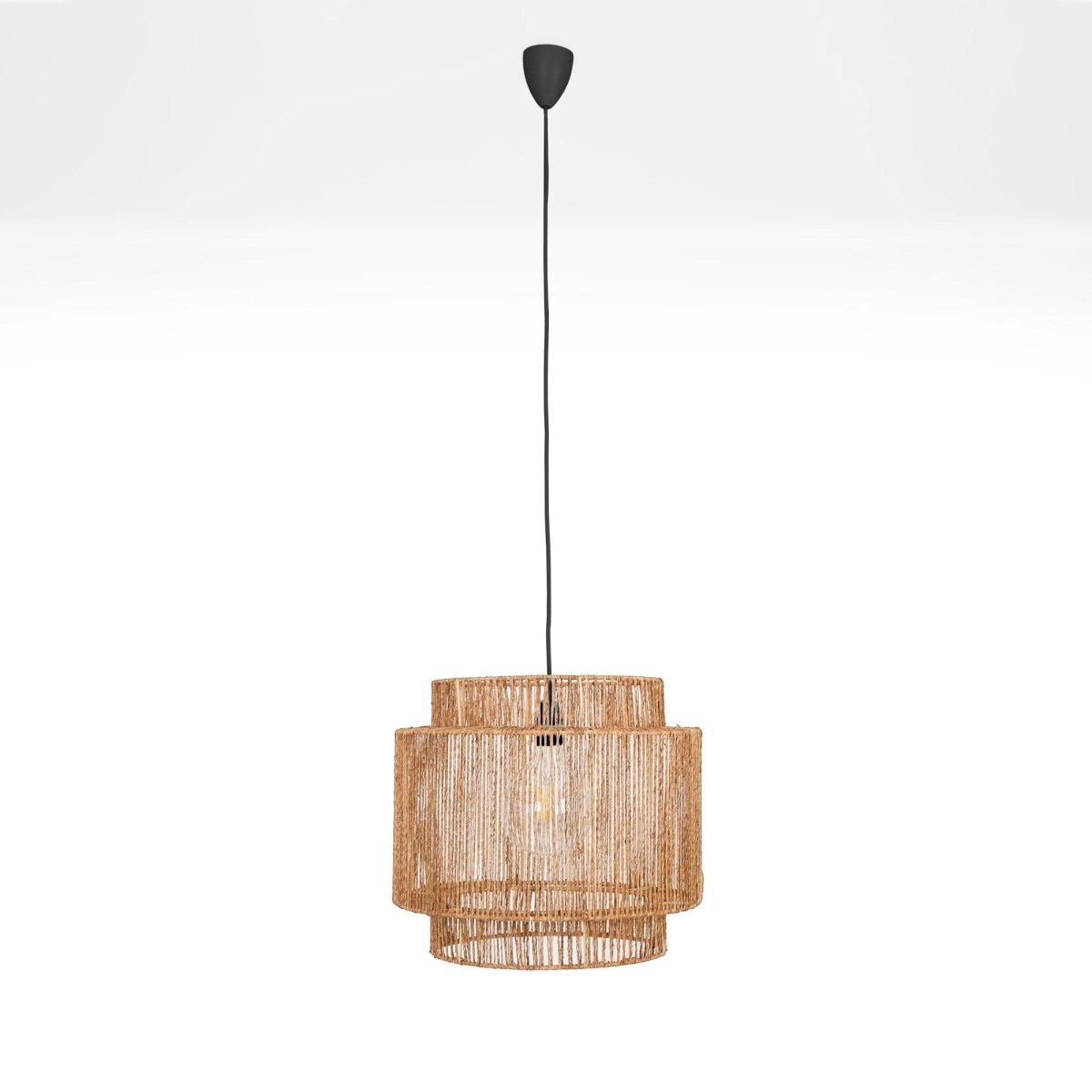 Lámpara colgante de yute "RAWA" - E27 - Barcelona Led-Decoración
